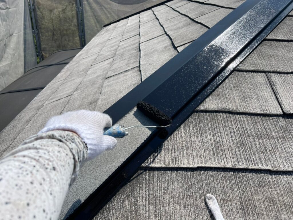 屋根板金錆止め塗装