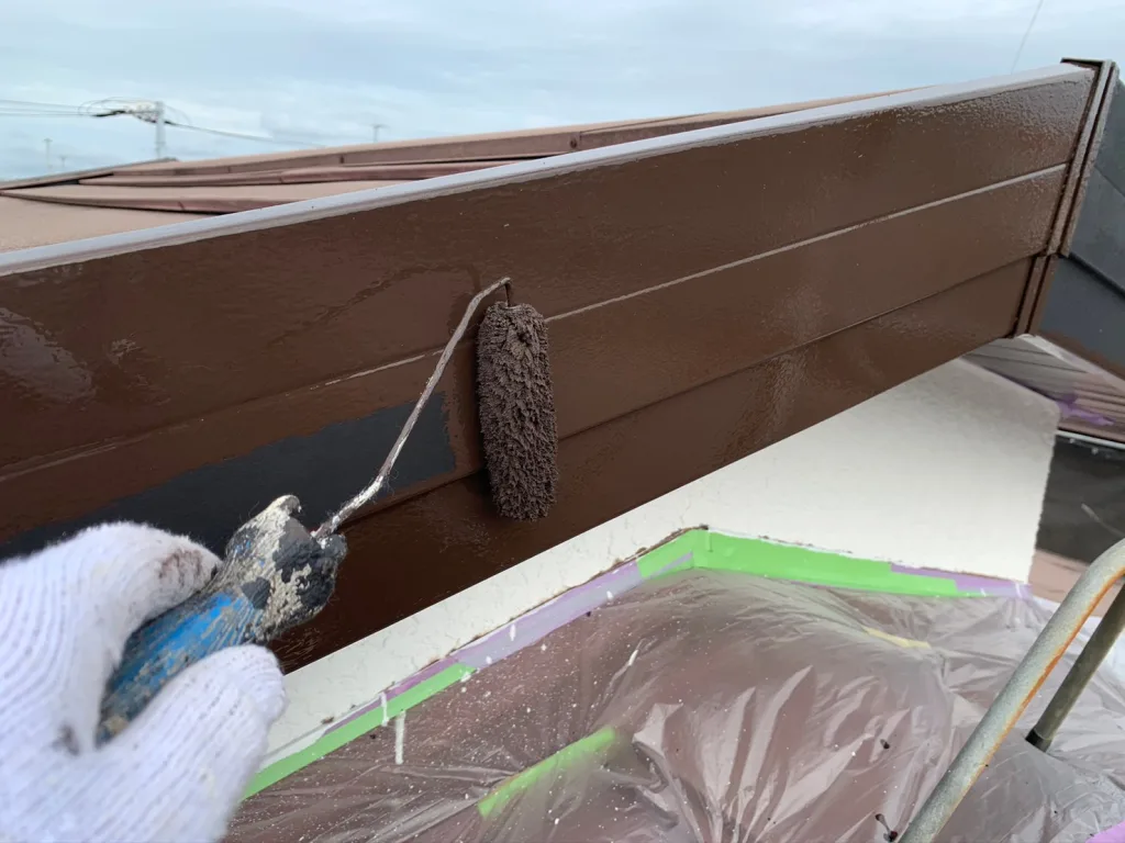 破風板塗装／施工事例