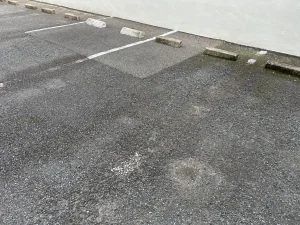 施工前/【施工事例】駐車場白線ライン塗装工事/船橋市外壁塗装専門店/リライアブルホーム